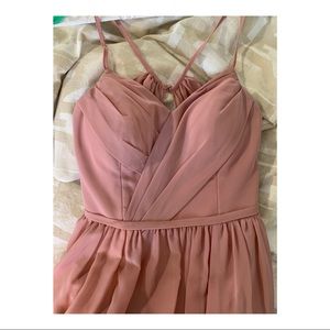 Azazie Cora Dress (Dusty Rose)